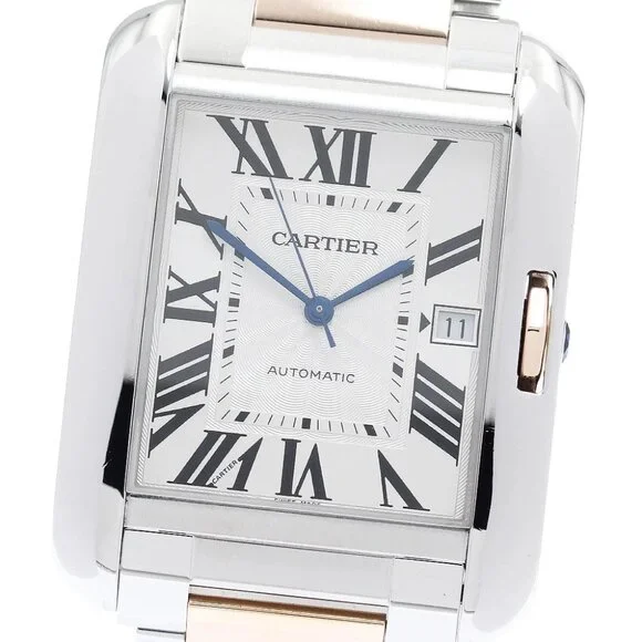 CARTIER Tank AnglaiseXL W5310006 Date 2 tone Automatic Men's Watch_890627 - Picture 3 of 6